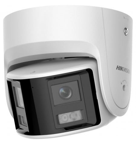 Hikvision dome DS-2CD2347G2P-LSU/SL(C) F2.8 (white, 4 MP, 30 m. LED, ColorVu, 180° panoramic)