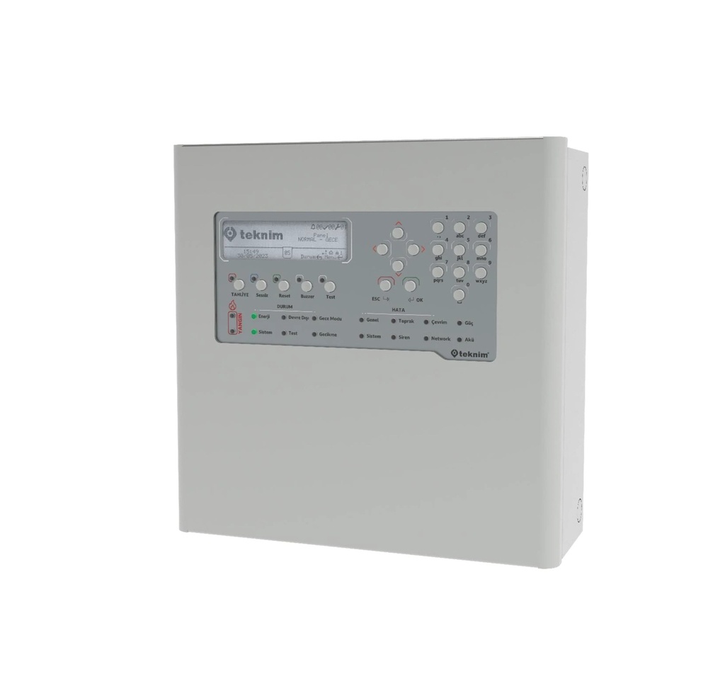 Addressable fire alarm panel Teknim TFP-2214 (4 loops, LT)