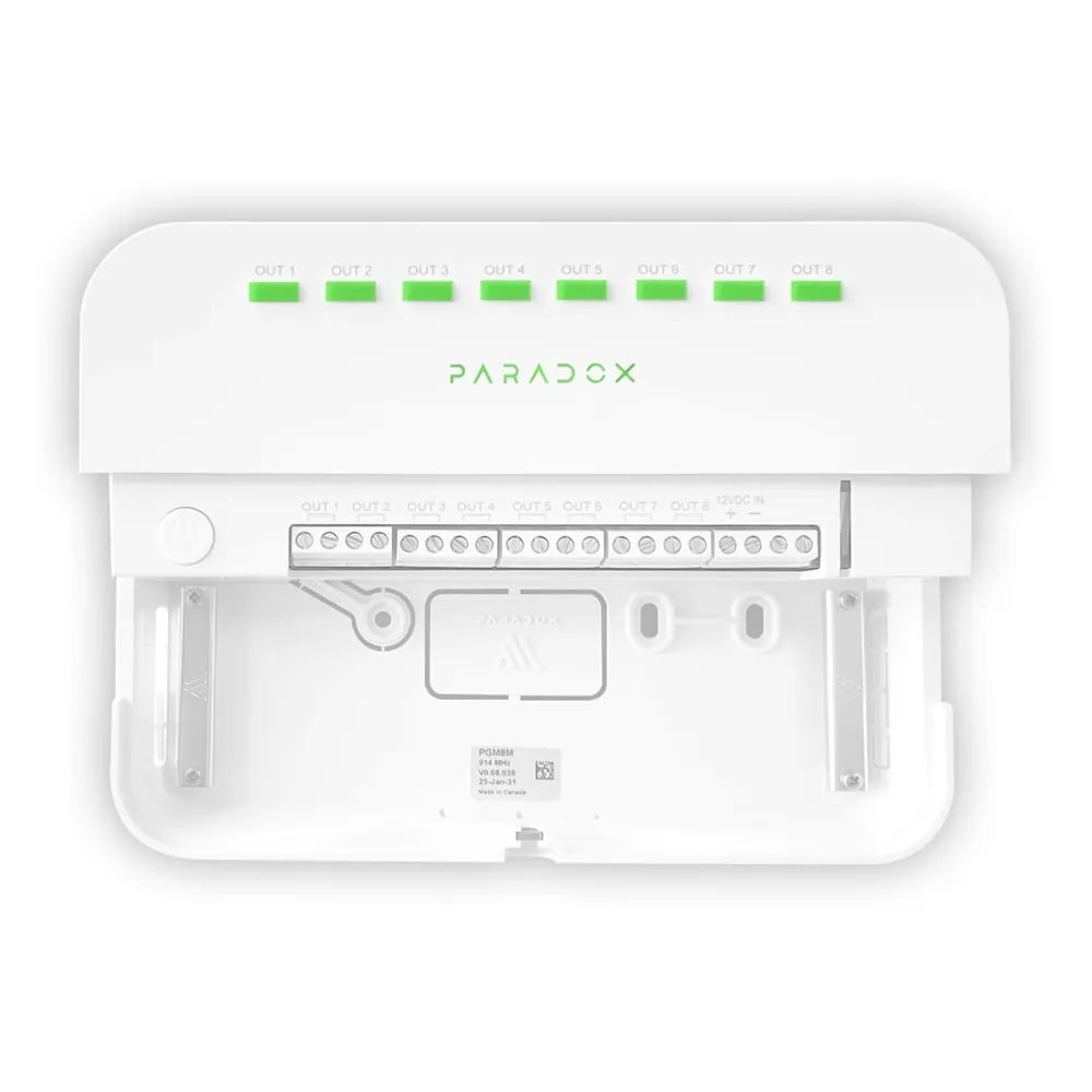 Wireless PGM expander Paradox PGM8M (8 PGM, 868 MHz, for M25 control panel)