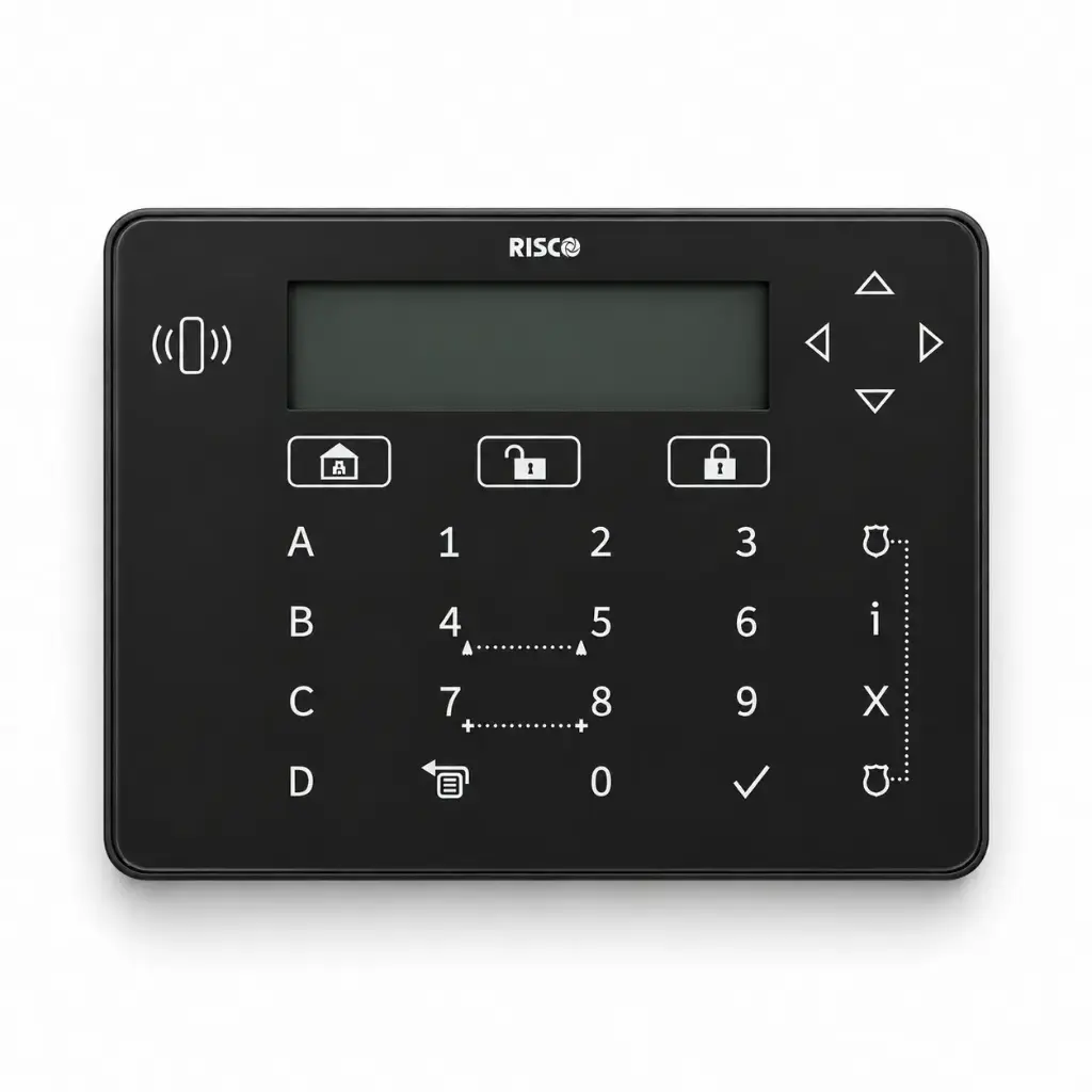 Elegant Keypad, Black W/Prox
