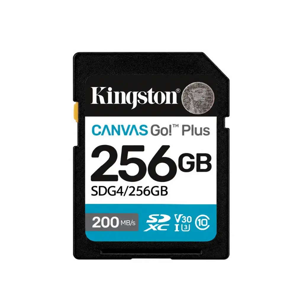 Memory card Kingston Canvas Go! Plus 200 MB/s 256 GB