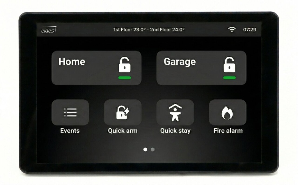 Keypad EKB6B 8" touch black