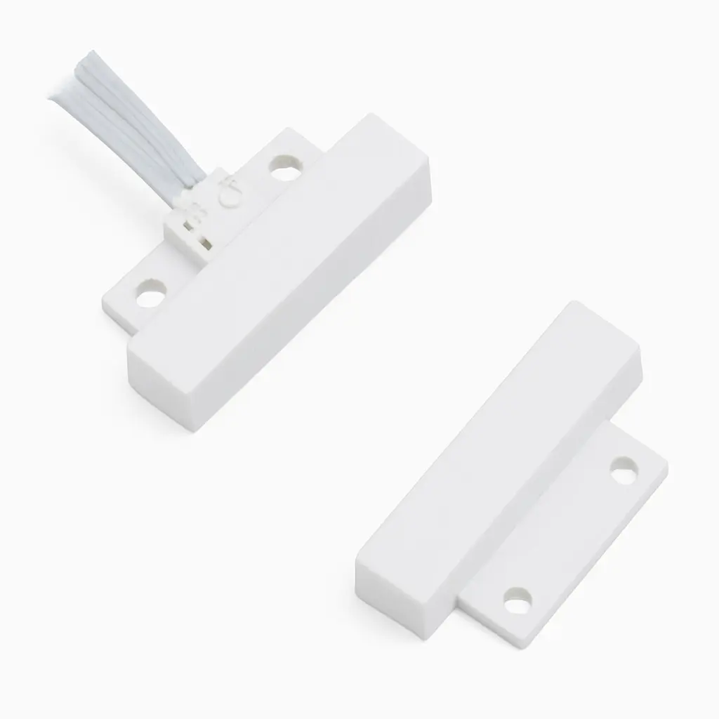 Stick-on contact 17x8mm, white, center