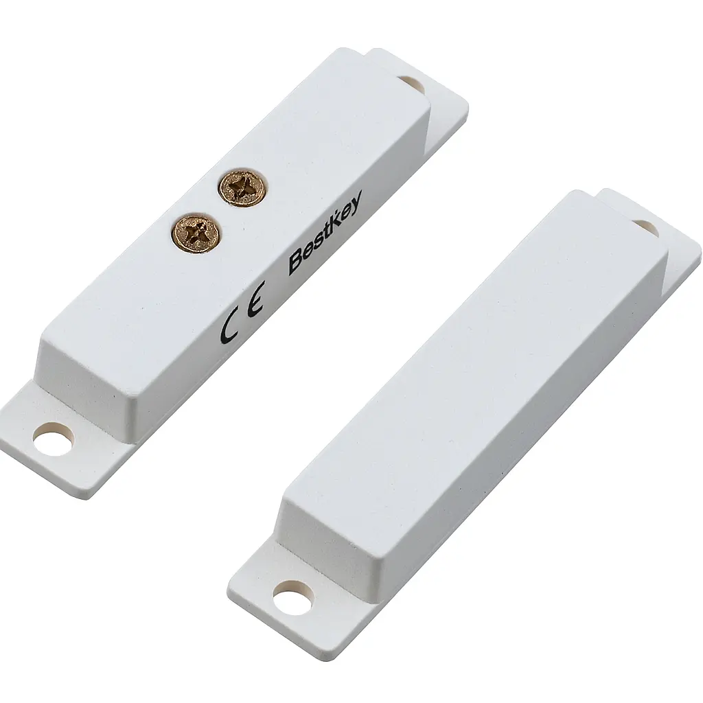 Stick-on contact 51x9mm, white