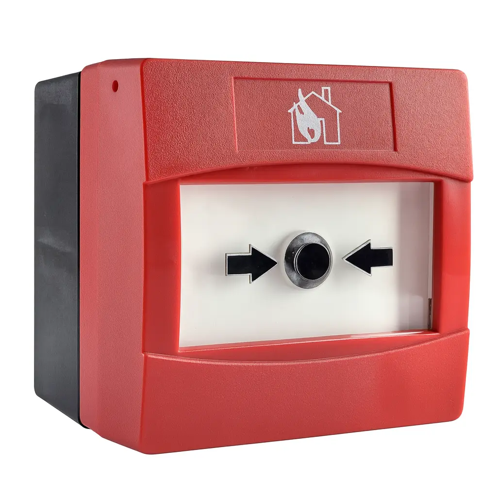 Call point for outdoor, IP67, C/NO; 470Ohm; 680Ohm, red, surface mounting