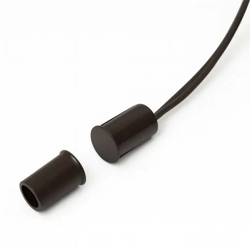 [BR-1011BR] Recessed contact 15x9mm, brown