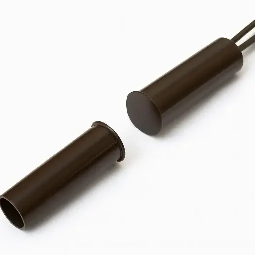 [BR-1013BR] Recessed contact 32x9mm, brown