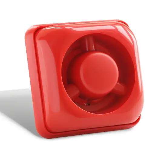 [ES-F3] Siren, 24V, red