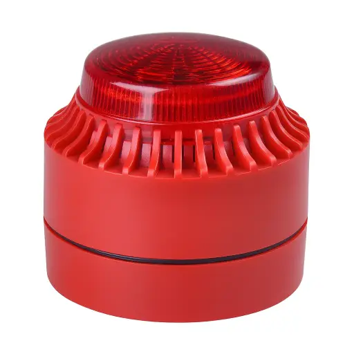 [AH03127BS_LOW]  Siren with flash for indoor/outdoor use, low base 