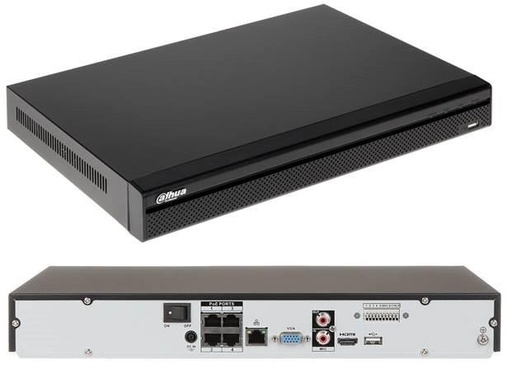 [O203NVR42247] NET VIDEO RECORDER 4CH 4POE/NVR4204-P-4KS2/L DAHUA