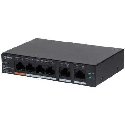 [O203DH-CS273] Switch|DAHUA|CS4006-4GT-60|Type L2|Desktop/pedestal|PoE ports 4|60 Watts|DH-CS4006-4GT-60