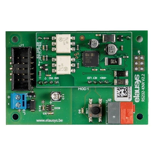 KNX interface for Paradox EVO control panels (RS232 communication via the PRT3 module)