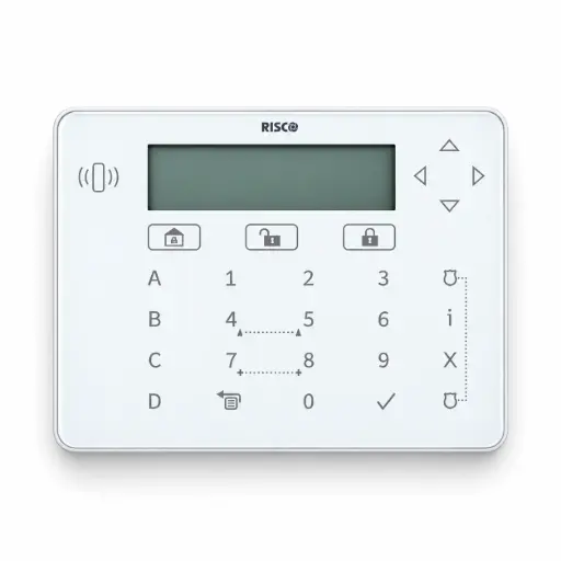 [RPKELPWT000A] Elegant Keypad, White W/Prox